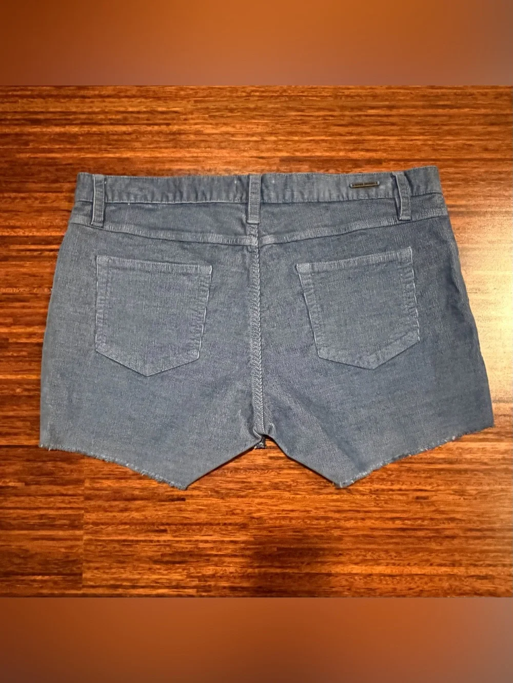 Carve Designs Womens Blue Oahu Shorts Organic Cotton Corduroy 4” Inseam Size 10
